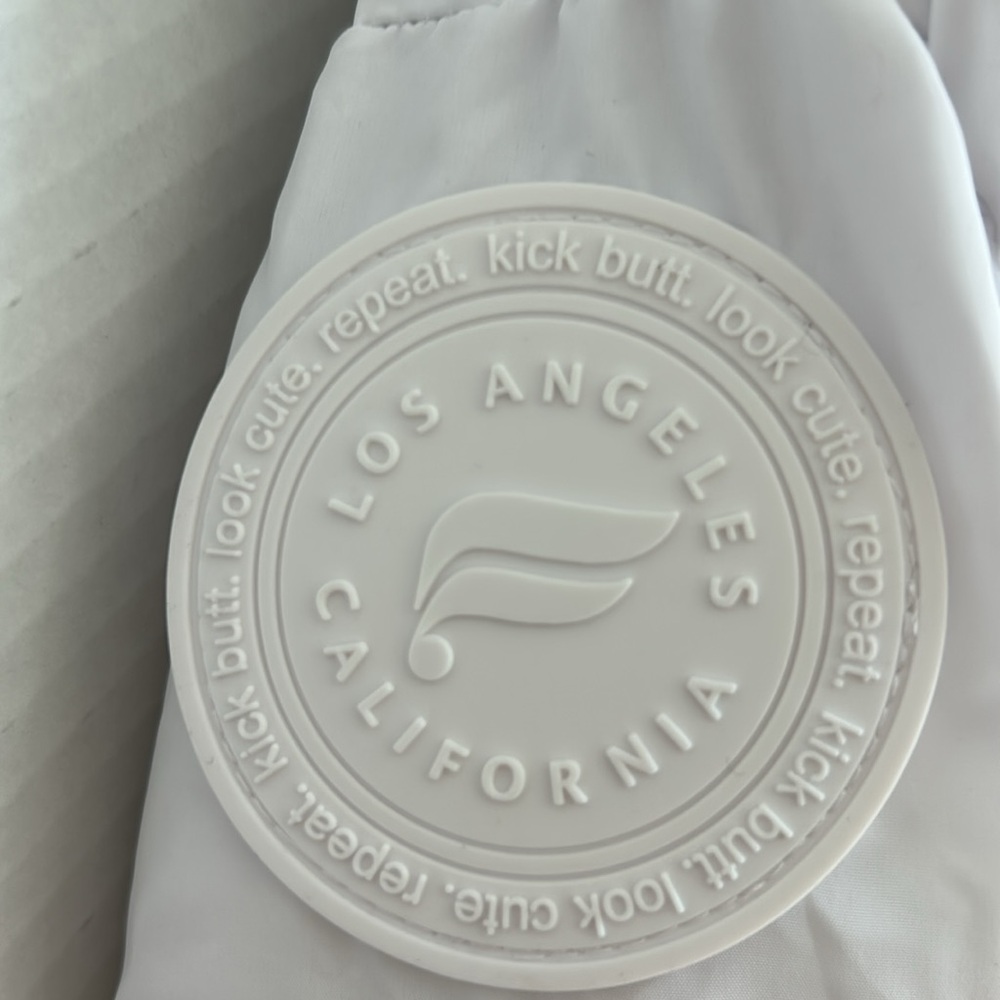 Fabletics Wander Puffer Jacket, White Size Xl - image 4